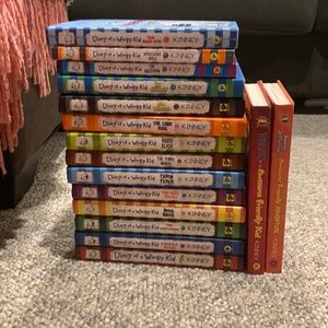 Diary of a wimpy kid full set 15 hard cover 2 paper back